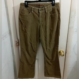 Eddie Bauer Tan Corduroy Jeans Women's Size 8